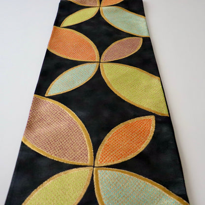 袋帯「変わり七宝」帯清