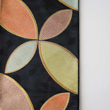 袋帯「変わり七宝」帯清