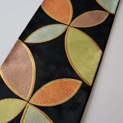 袋帯「変わり七宝」帯清