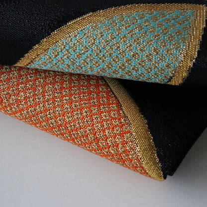 袋帯「変わり七宝」帯清