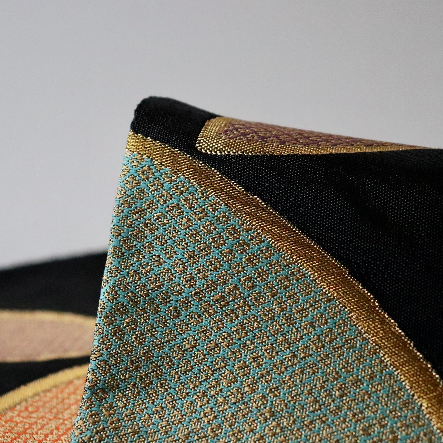 袋帯「変わり七宝」帯清