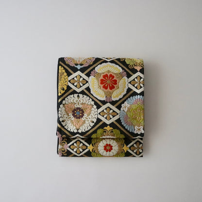 袋帯「菱襷有職華文」洛陽織物