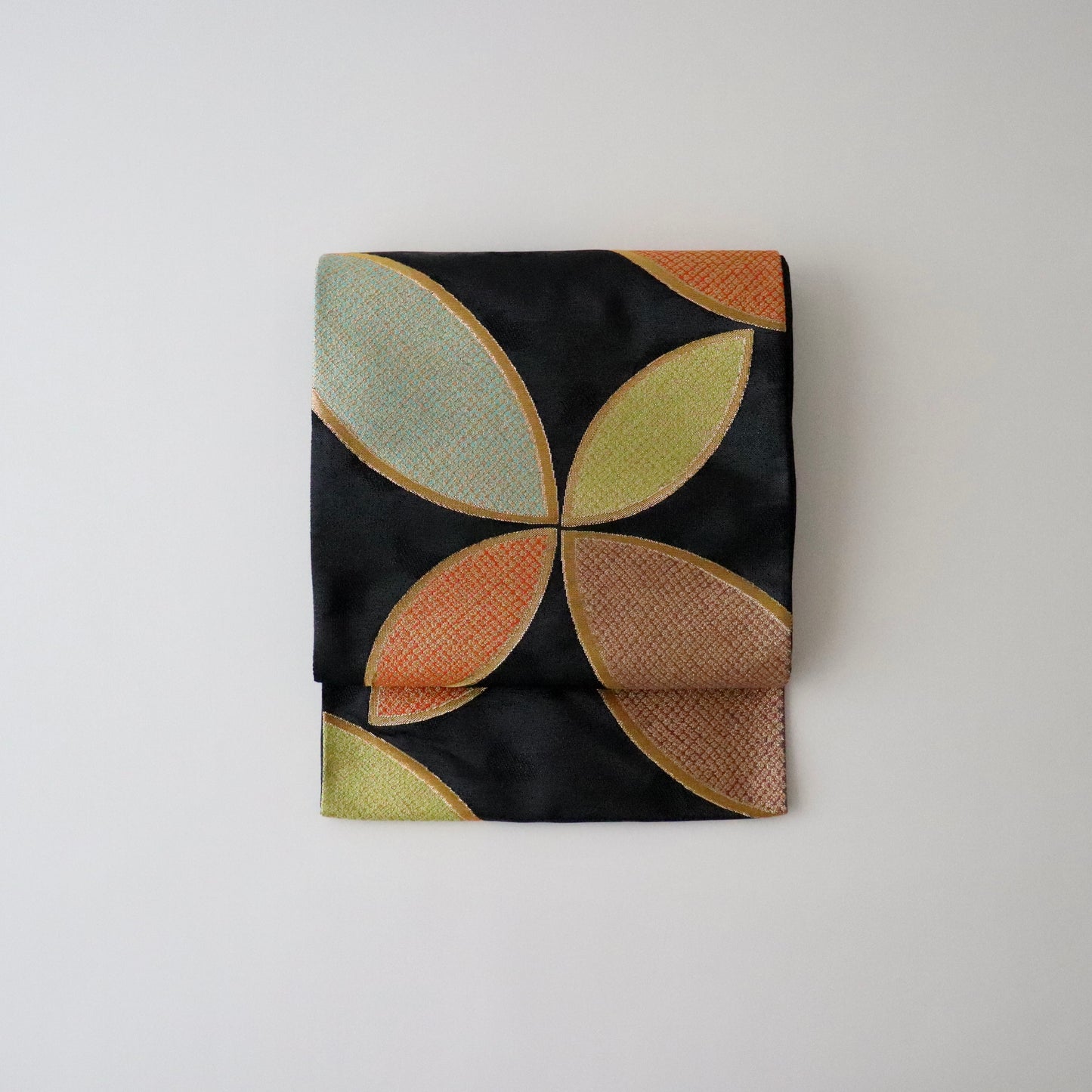 袋帯「変わり七宝」帯清