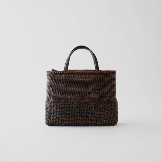 藤バッグ「藤手編 - dk.brw」和小物さくら