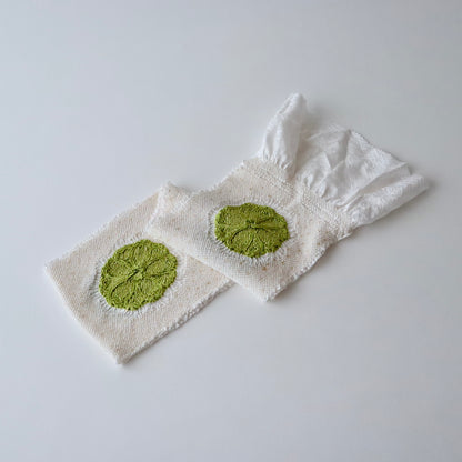 絞染め帯揚：八重桜輪 - 大原商店