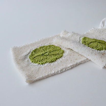 絞染め帯揚：八重桜輪 - 大原商店