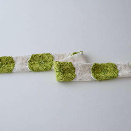 絞染め帯揚：八重桜輪 - 大原商店