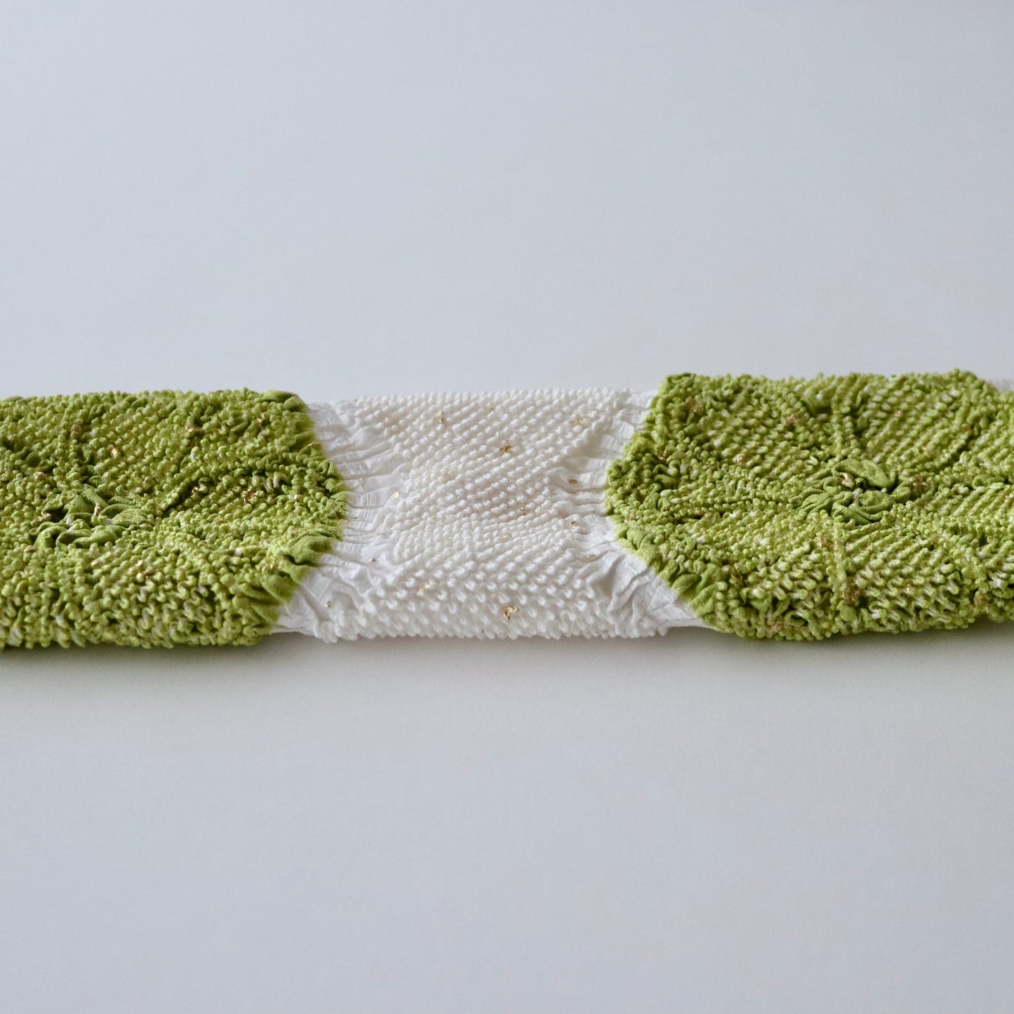 絞染め帯揚：八重桜輪 - 大原商店