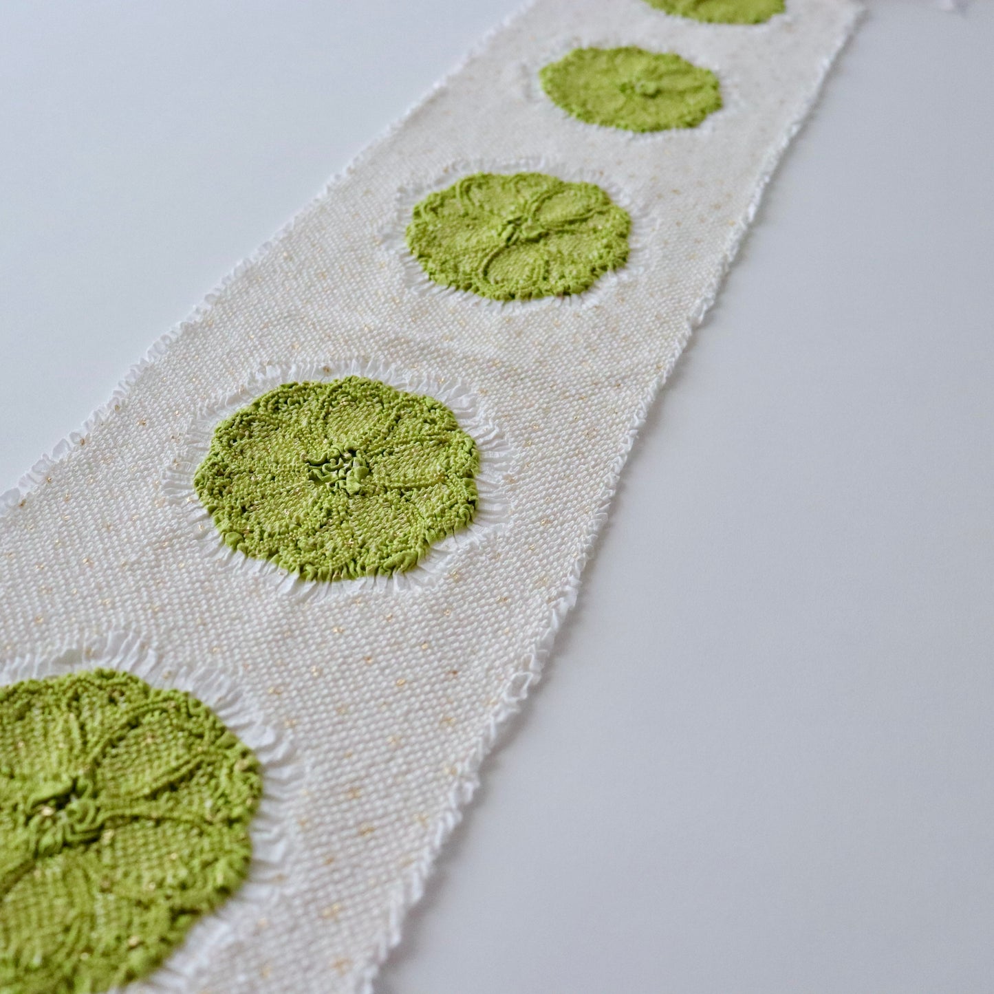 絞染め帯揚：八重桜輪 - 大原商店