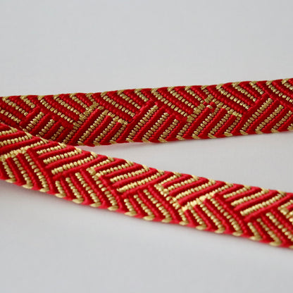 帯締め「丸台笹波静海金入 - rd」和小物さくら