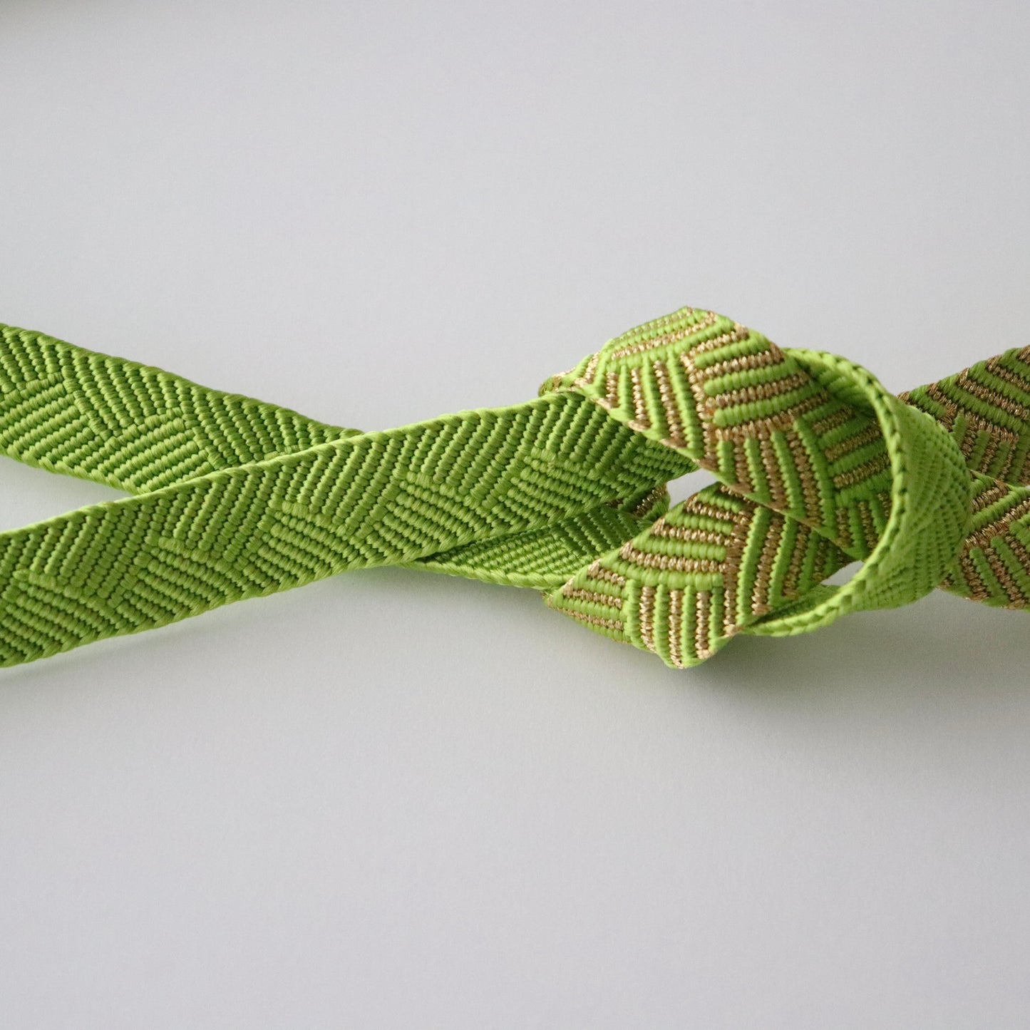 帯締め「丸台笹波静海金入 - lt grn」和小物さくら