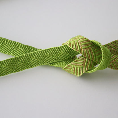 帯締め「丸台笹波静海金入 - lt grn」和小物さくら