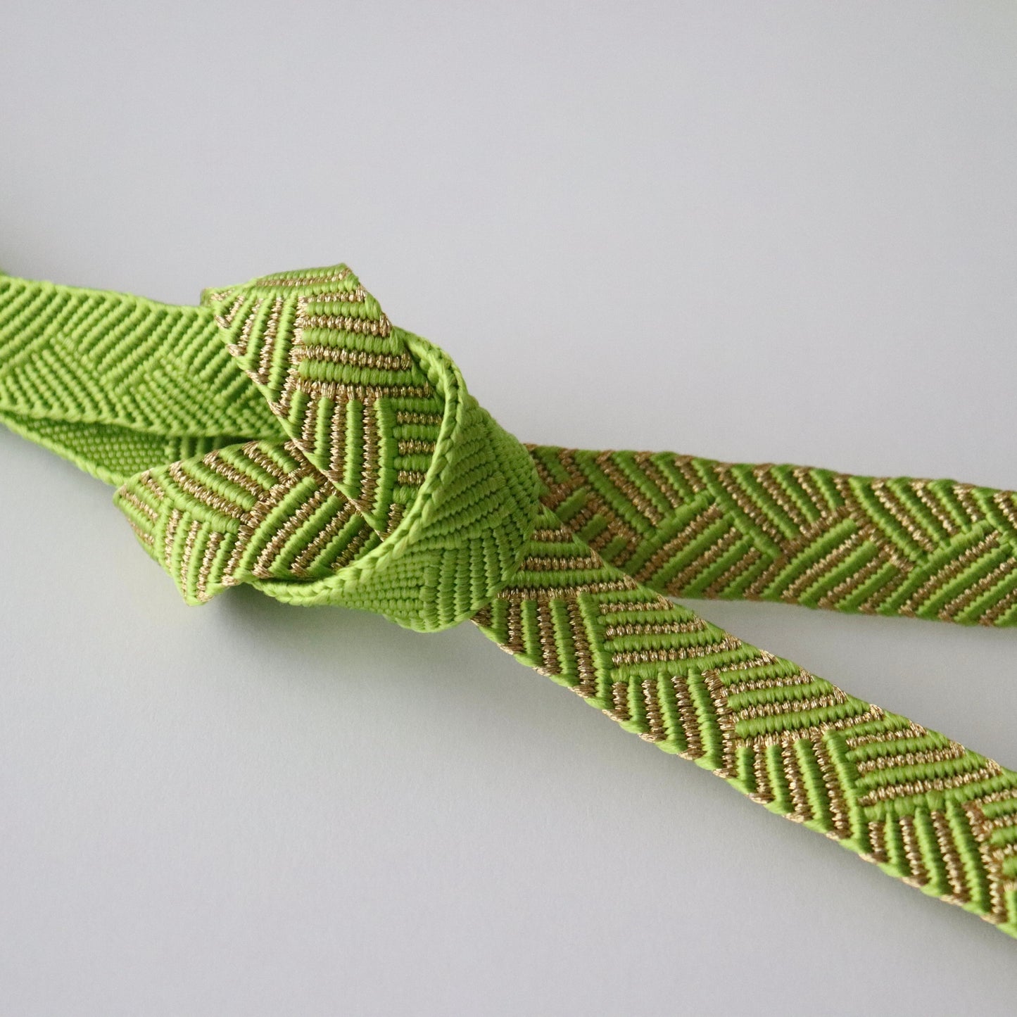 帯締め「丸台笹波静海金入 - lt grn」和小物さくら