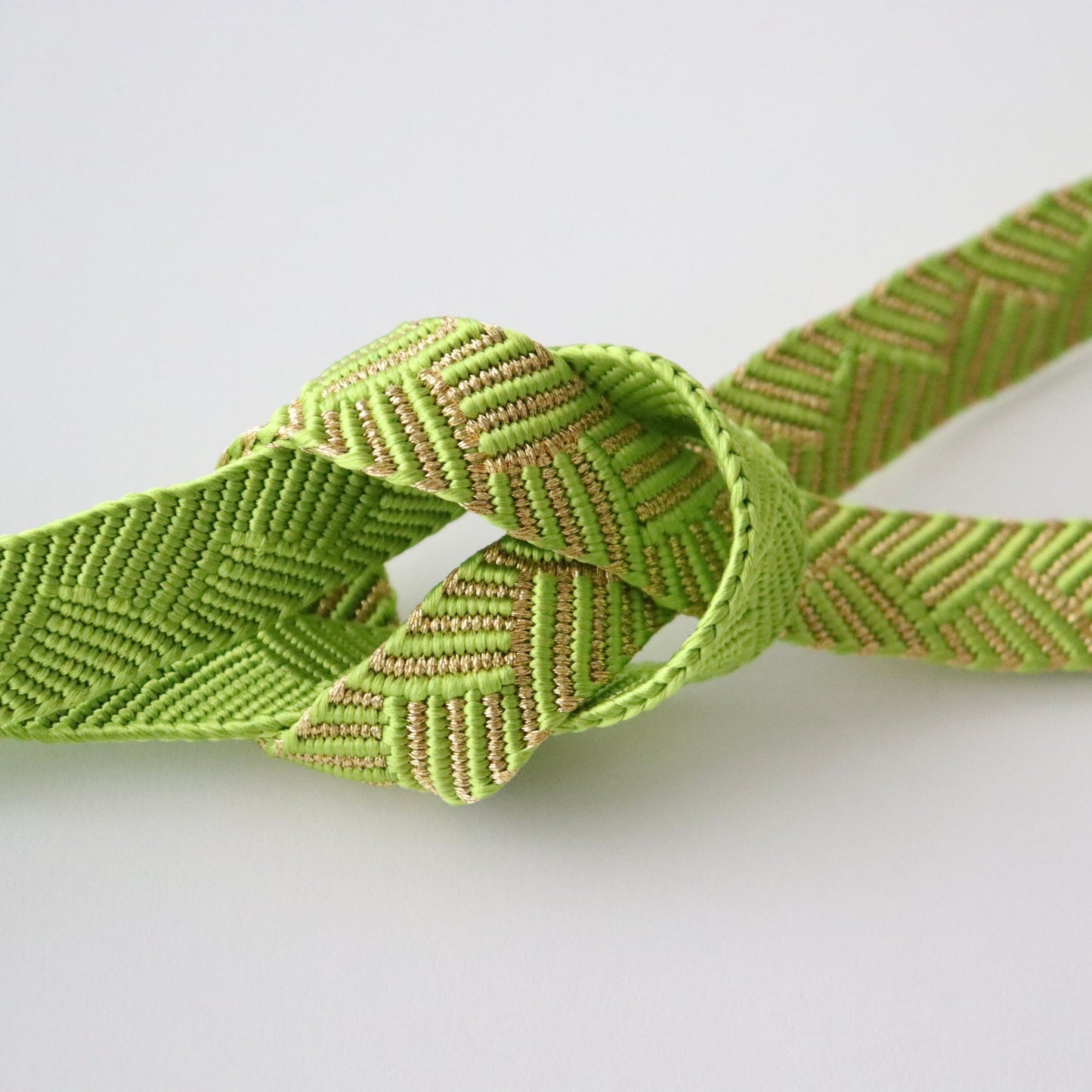 帯締め「丸台笹波静海金入 - lt grn」和小物さくら