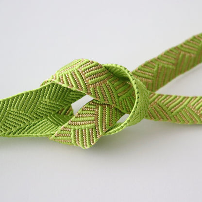 帯締め「丸台笹波静海金入 - lt grn」和小物さくら