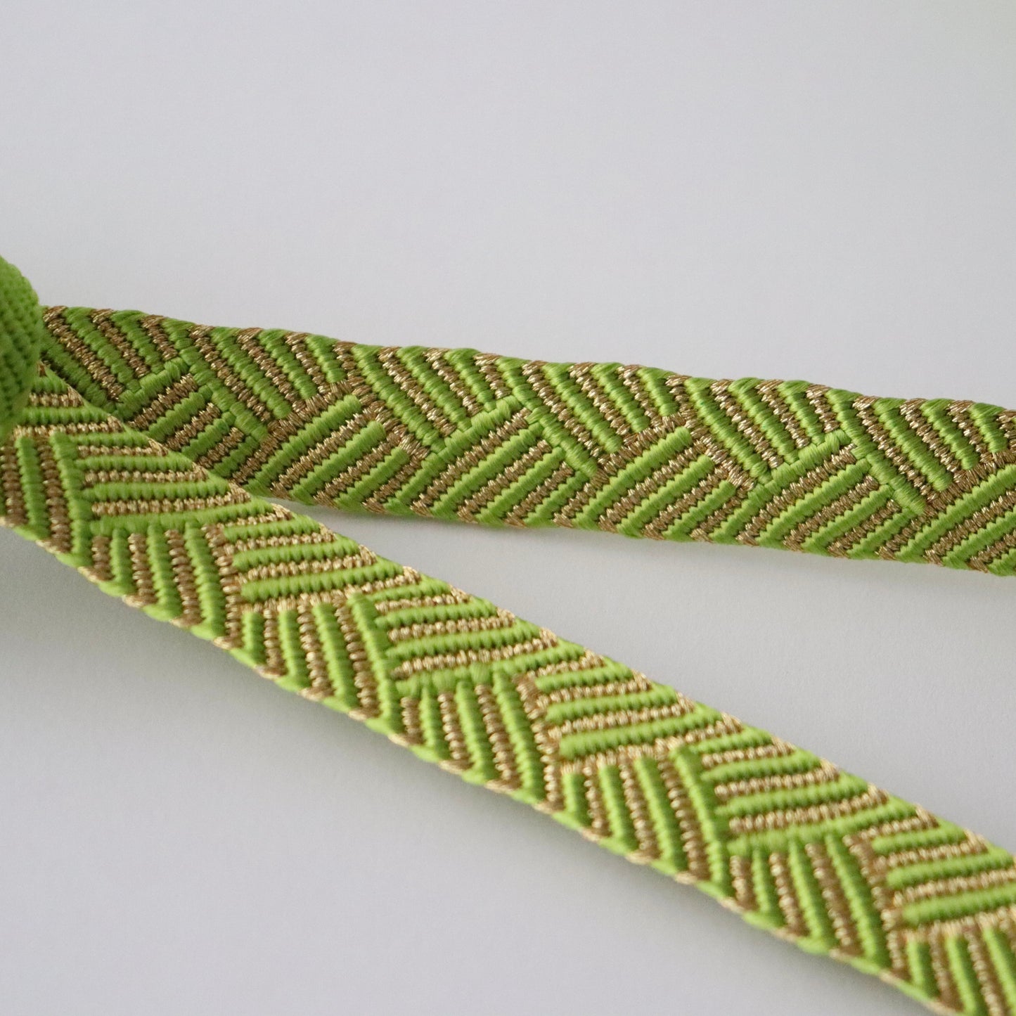 帯締め「丸台笹波静海金入 - lt grn」和小物さくら