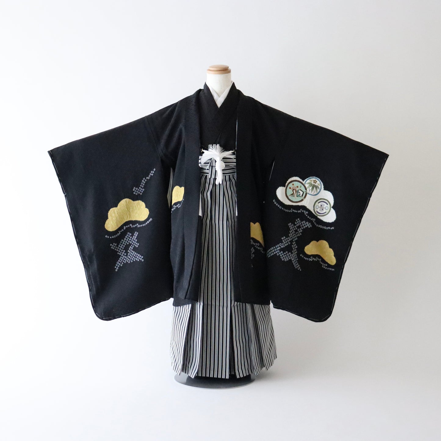 五歳 御祝着セット「絞り松丸文」