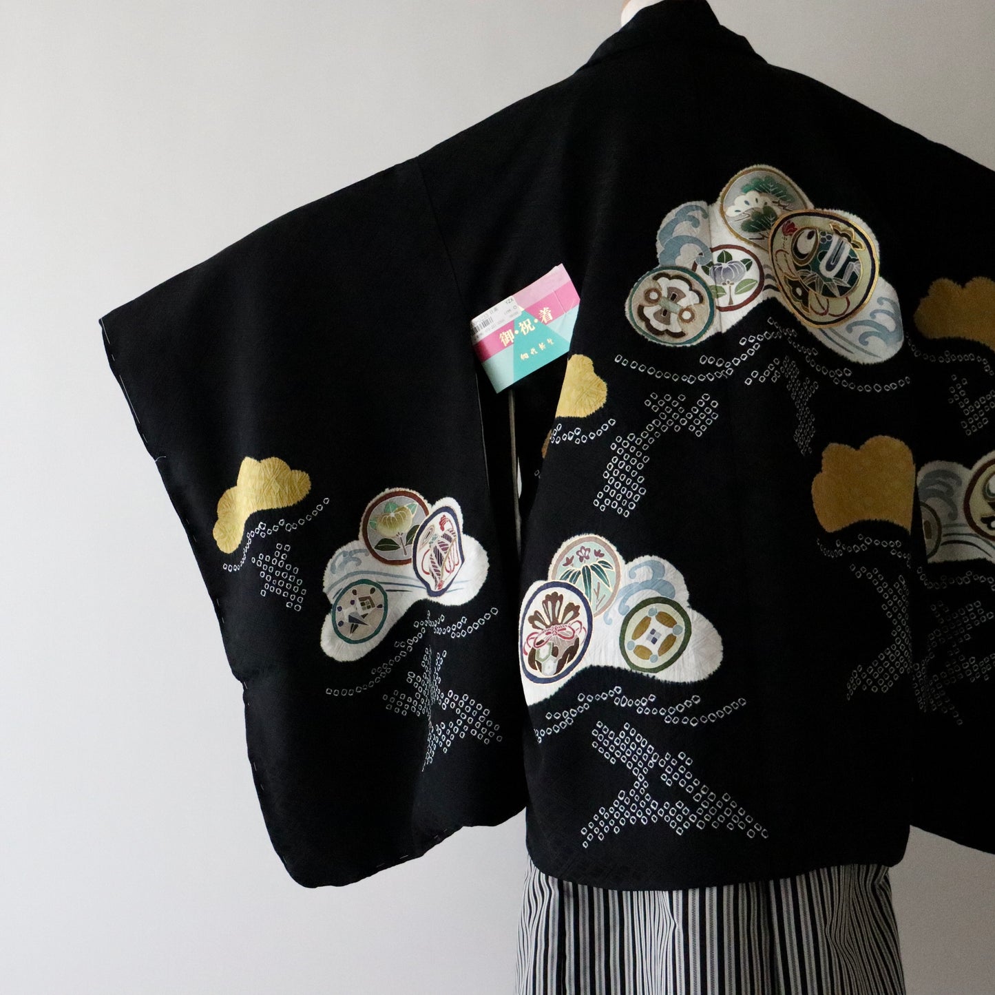 五歳 御祝着セット「絞り松丸文」