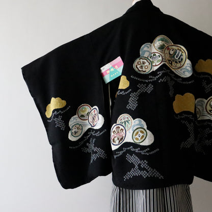 五歳 御祝着セット「絞り松丸文」