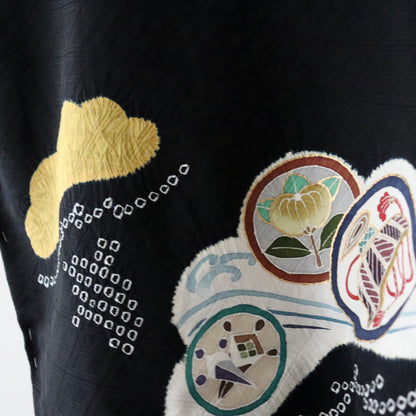 五歳 御祝着セット「絞り松丸文」