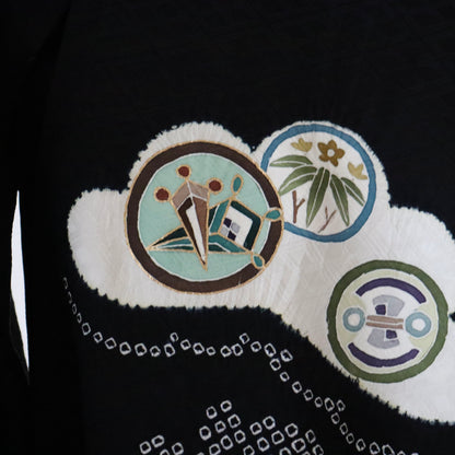 五歳 御祝着セット「絞り松丸文」