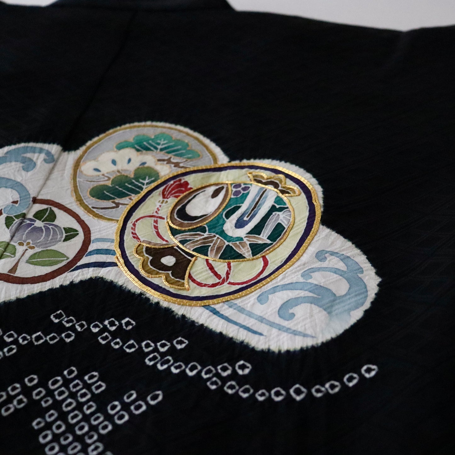 五歳 御祝着セット「絞り松丸文」