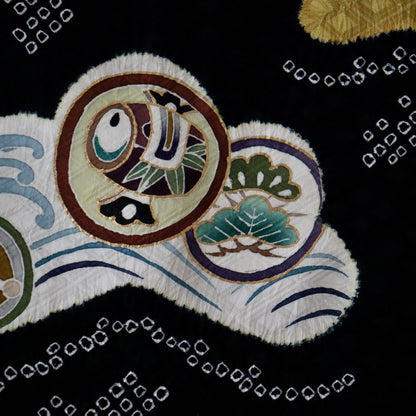 五歳 御祝着セット「絞り松丸文」