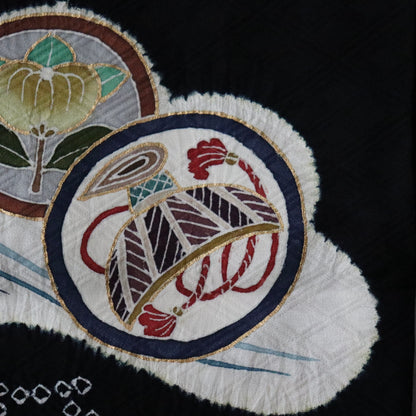 五歳 御祝着セット「絞り松丸文」