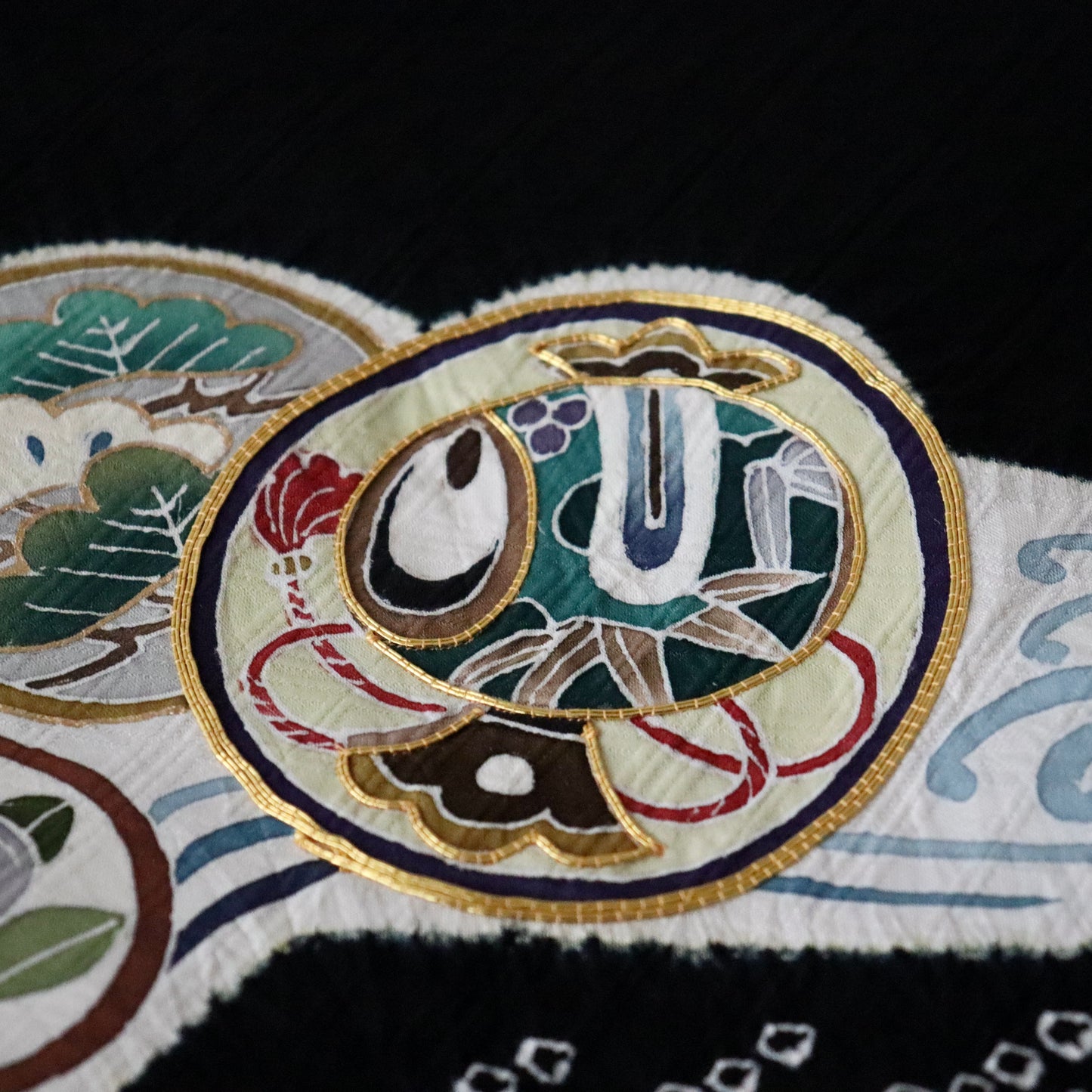 五歳 御祝着セット「絞り松丸文」