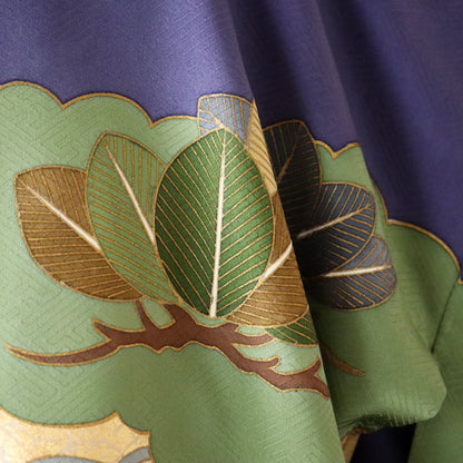 五歳 御祝着セット「雲取に松波」藤井寛/富宏染工