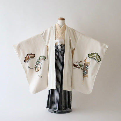 五歳 御祝着セット「武具に松」