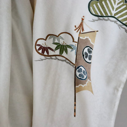 五歳 御祝着セット「武具に松」