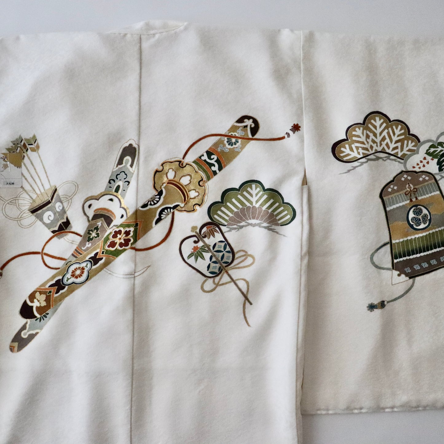 五歳 御祝着セット「武具に松」