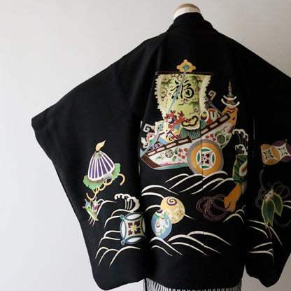 五歳 御祝着セット「宝船」岡重