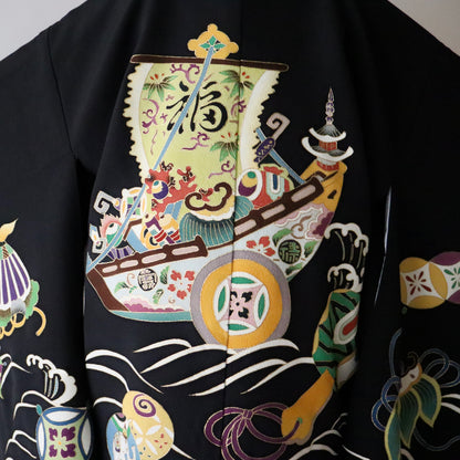 五歳 御祝着セット「宝船」岡重