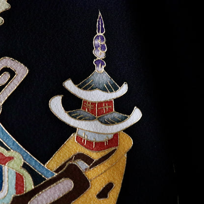 五歳 御祝着セット「宝船」岡重