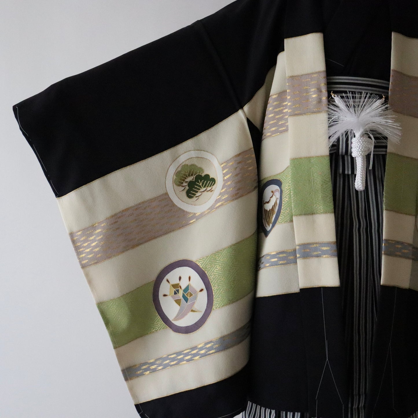 五歳 御祝着セット「熨斗目丸文」