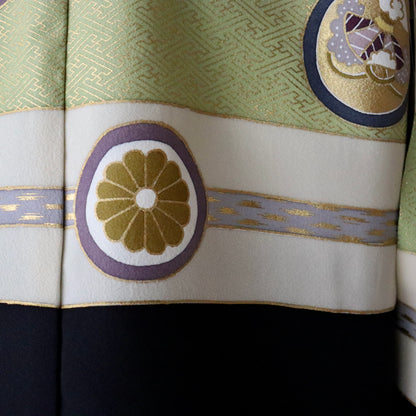 五歳 御祝着セット「熨斗目丸文」