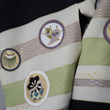 五歳 御祝着セット「熨斗目丸文」