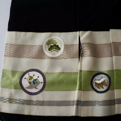 五歳 御祝着セット「熨斗目丸文」