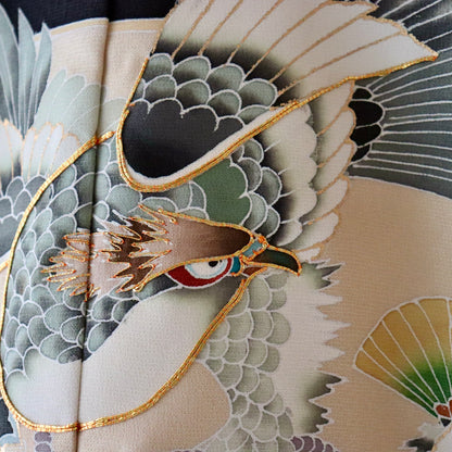 五歳 御祝着セット「鷹に松」