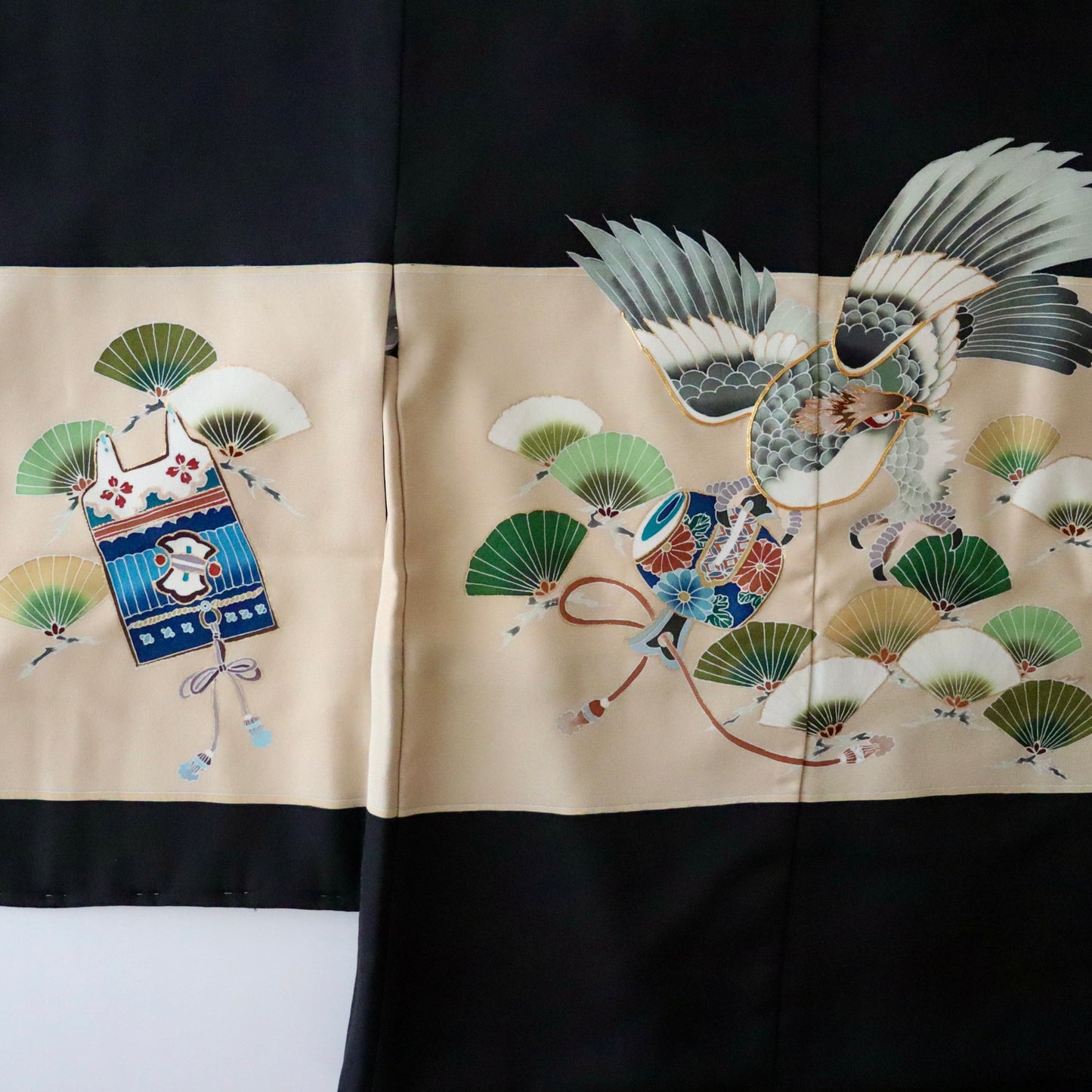 五歳 御祝着セット「鷹に松」