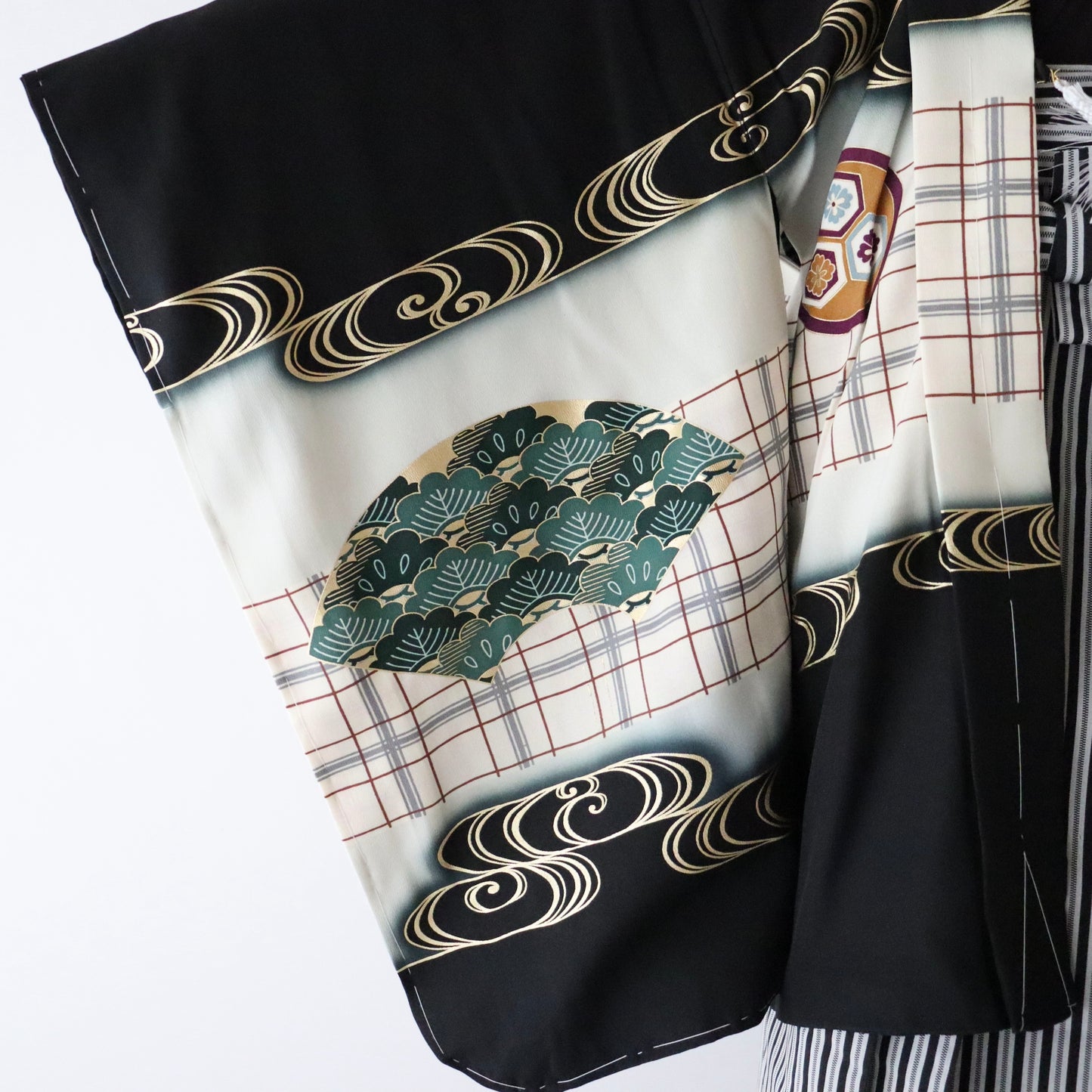 五歳 御祝着セット「鷹に格子」