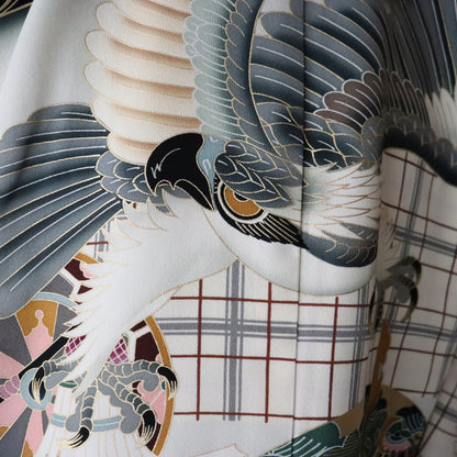 五歳 御祝着セット「鷹に格子」