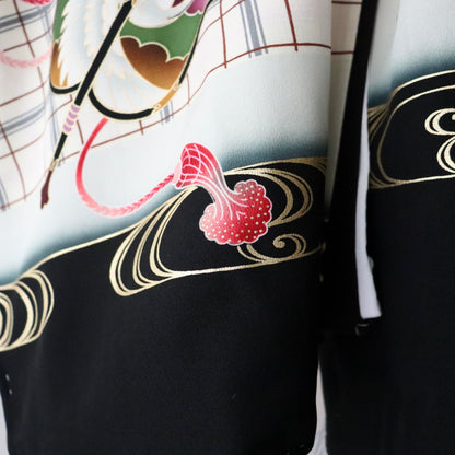 五歳 御祝着セット「鷹に格子」