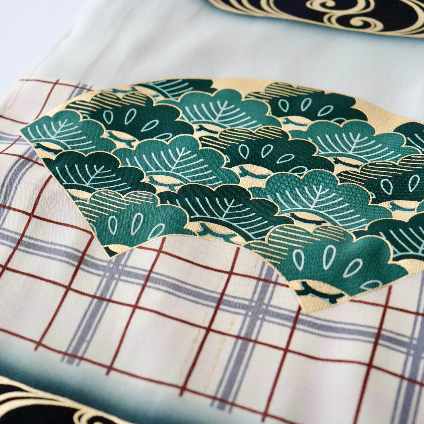 五歳 御祝着セット「鷹に格子」