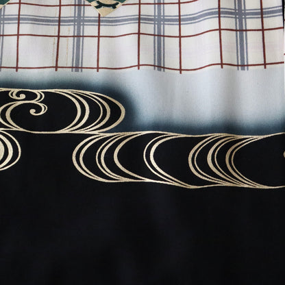 五歳 御祝着セット「鷹に格子」