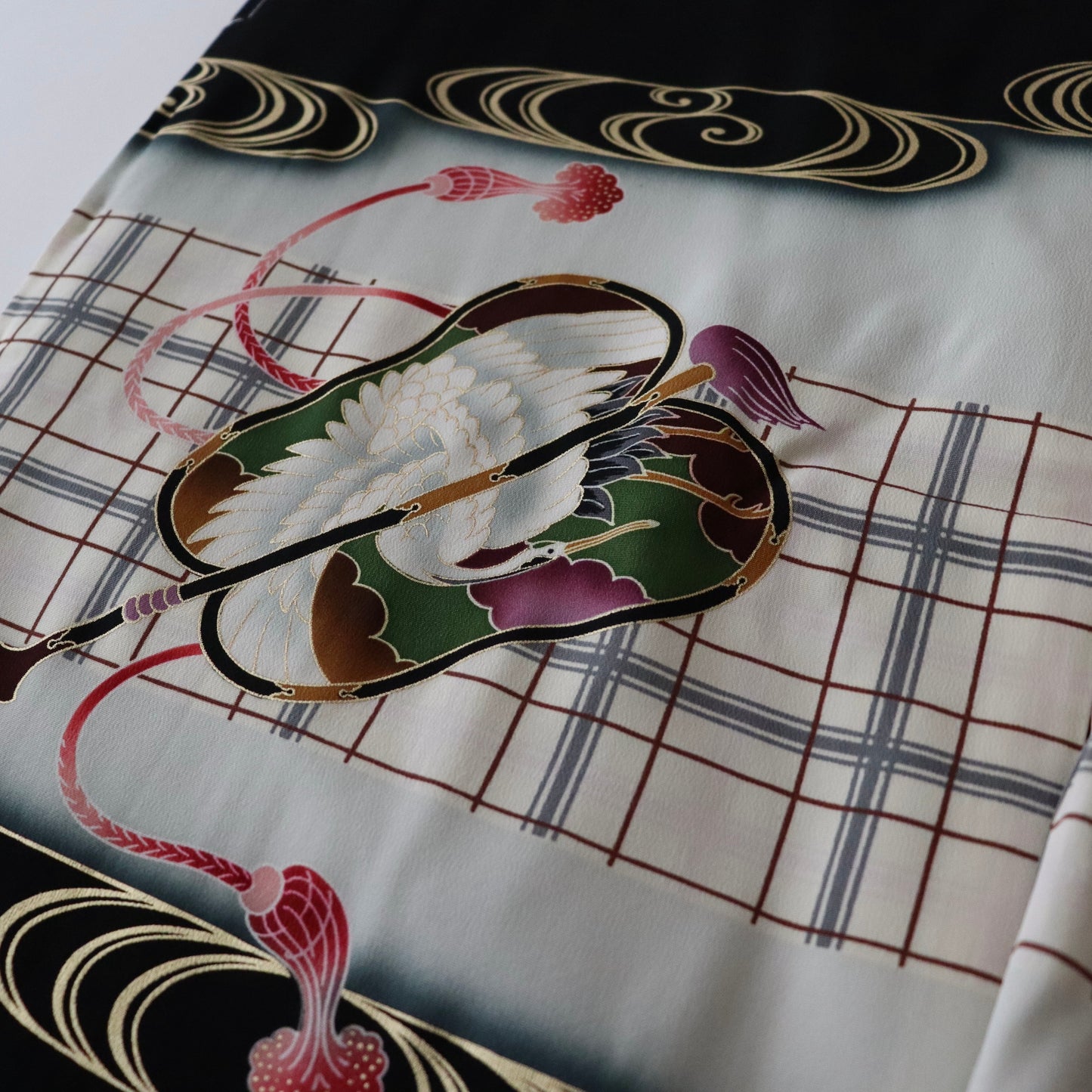 五歳 御祝着セット「鷹に格子」