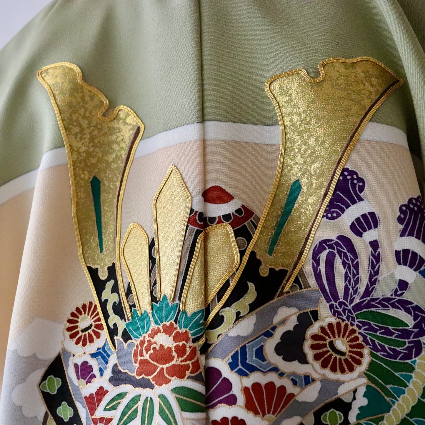 五歳 御祝着セット「兜に小槌と軍配」