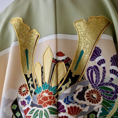 五歳 御祝着セット「兜に小槌と軍配」